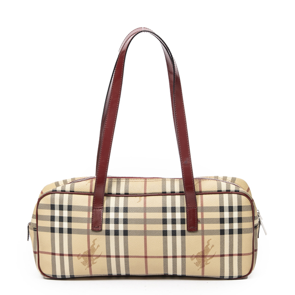 Burberry Zip Boston Bag - Picture 1 of 8